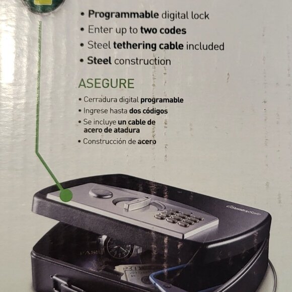 UNUSED SentrySafe Small Digital Lock Box - Picture 3 of 10